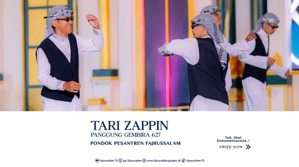 Tari Zappin Panggung Gembira 627 Pondok Pesantren Fajrussalam